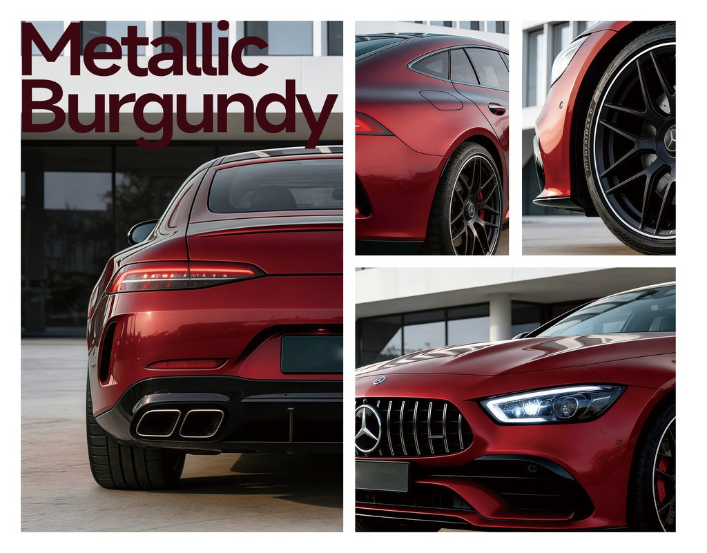 Metallic Burgundy
