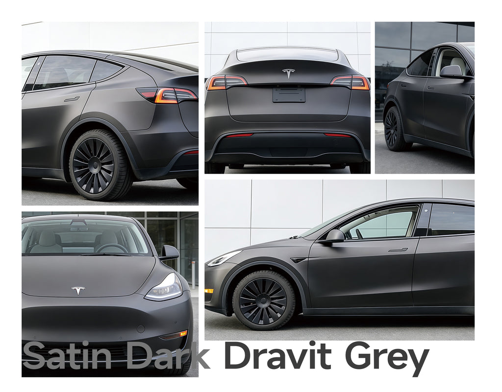 Satin Dark Dravit Grey