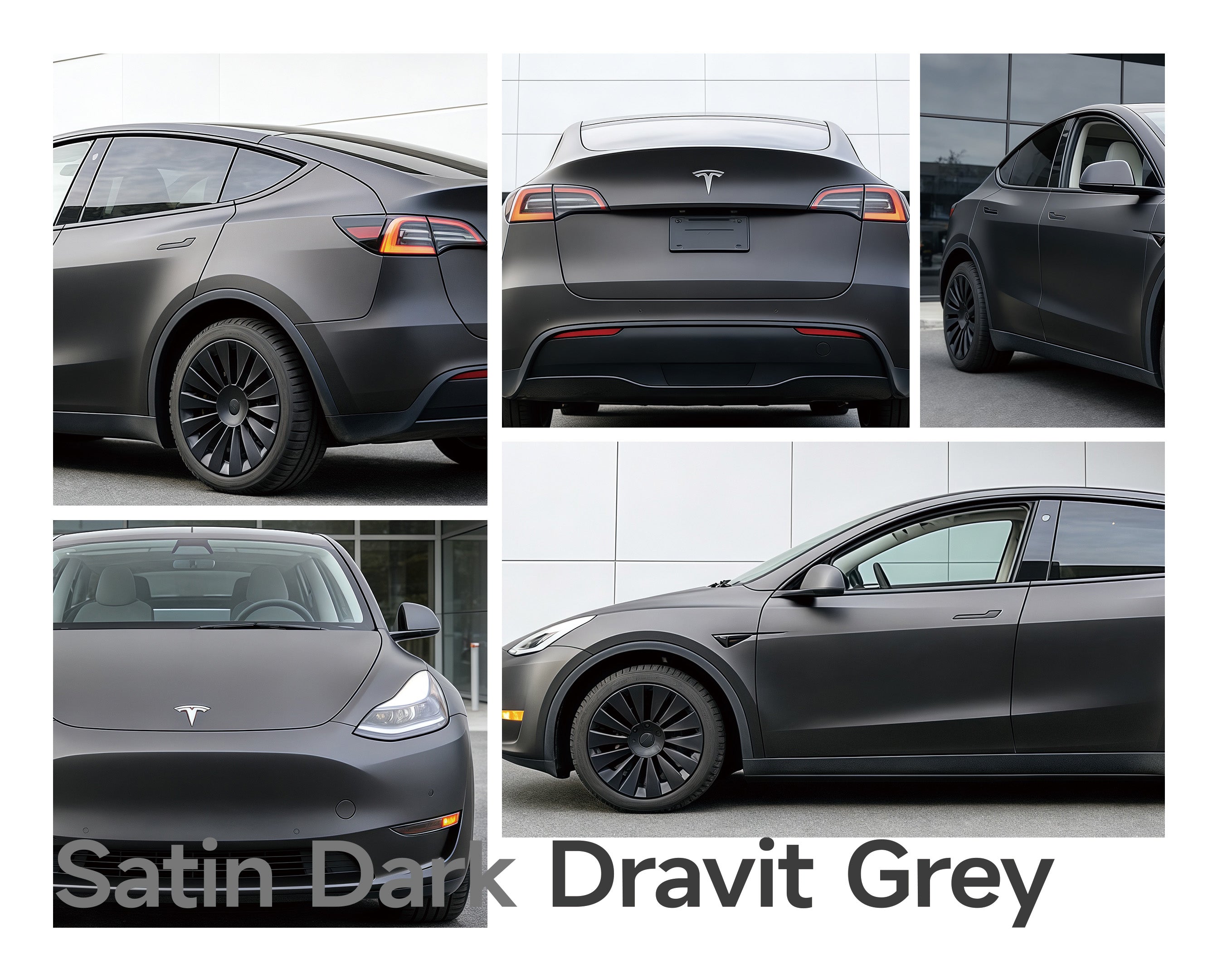 Satin Dark Dravit Grey