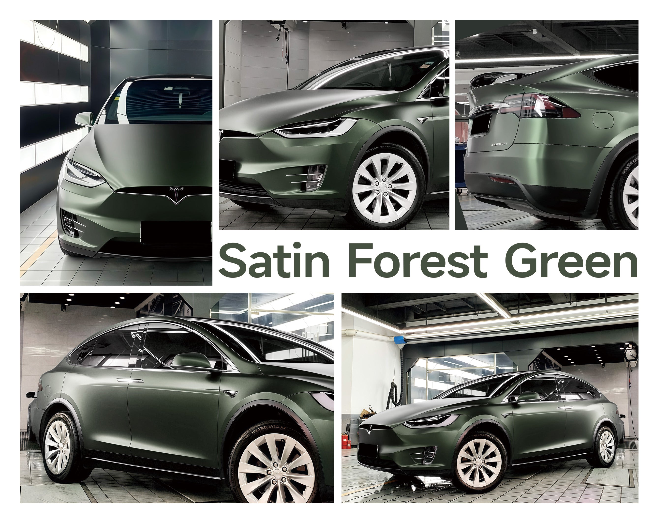 Satin Forest Green