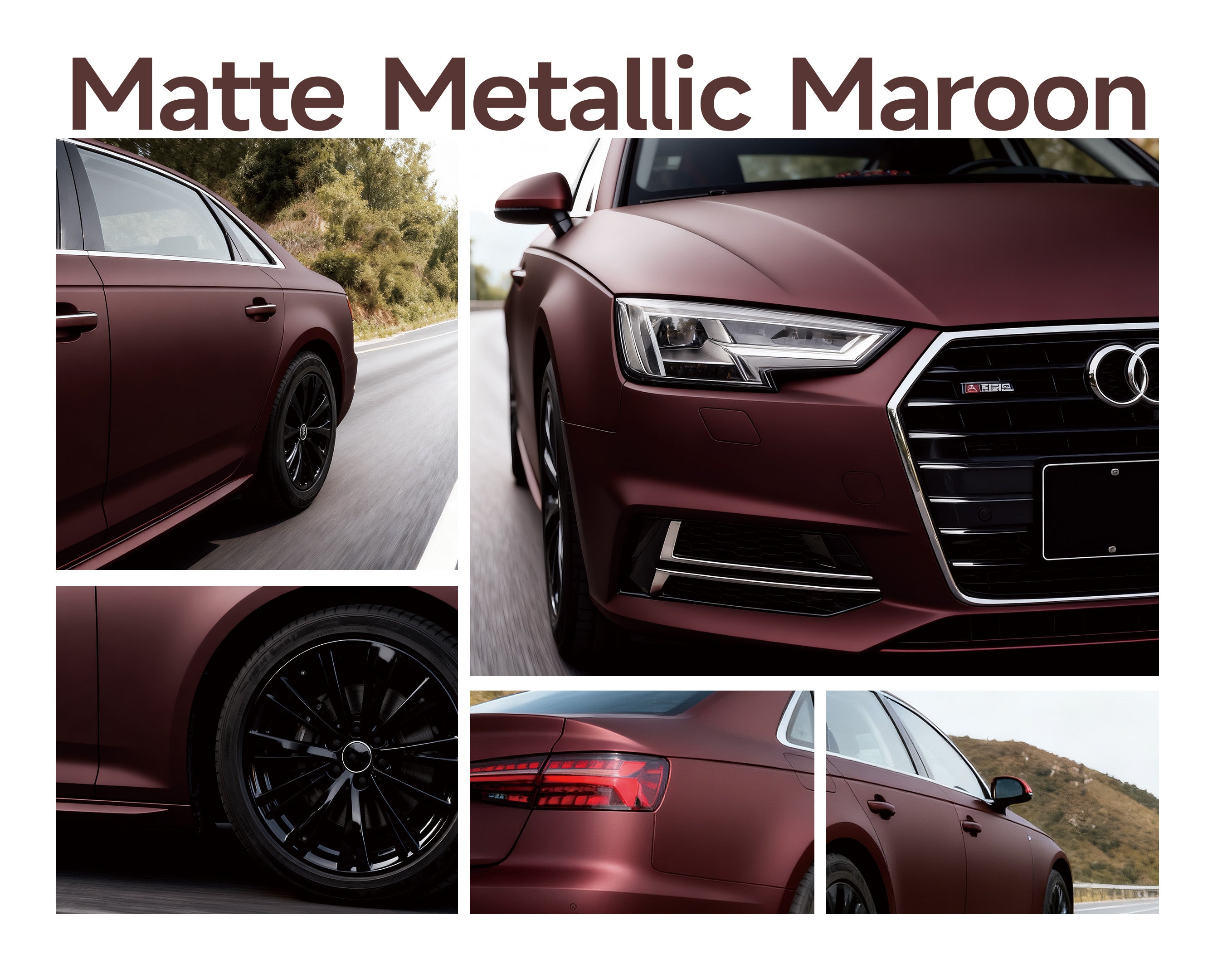 Matte Metallic Maroon
