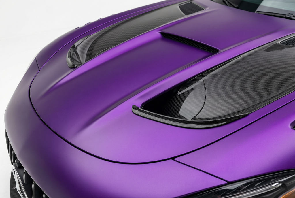 Matte Chrome Metal Grape Purple