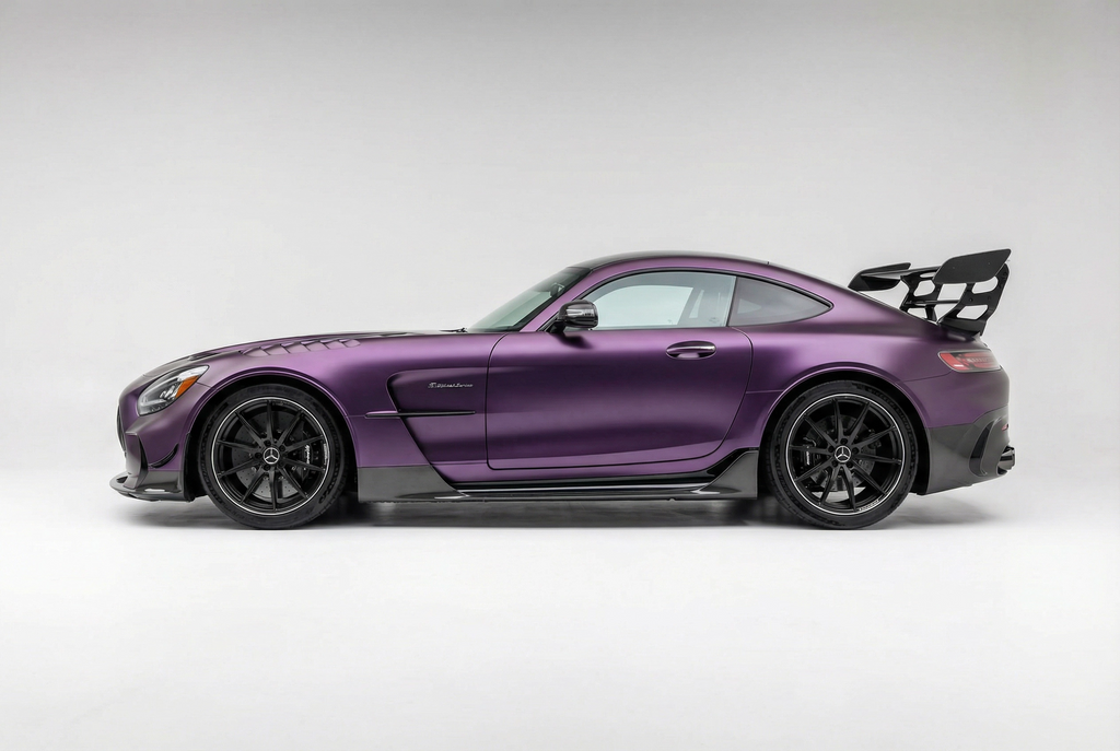 Matte Chrome Metal Grape Purple