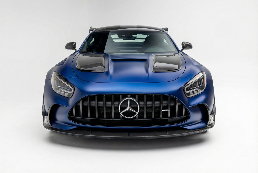 Matte Chrome Metal Tranquil Blue