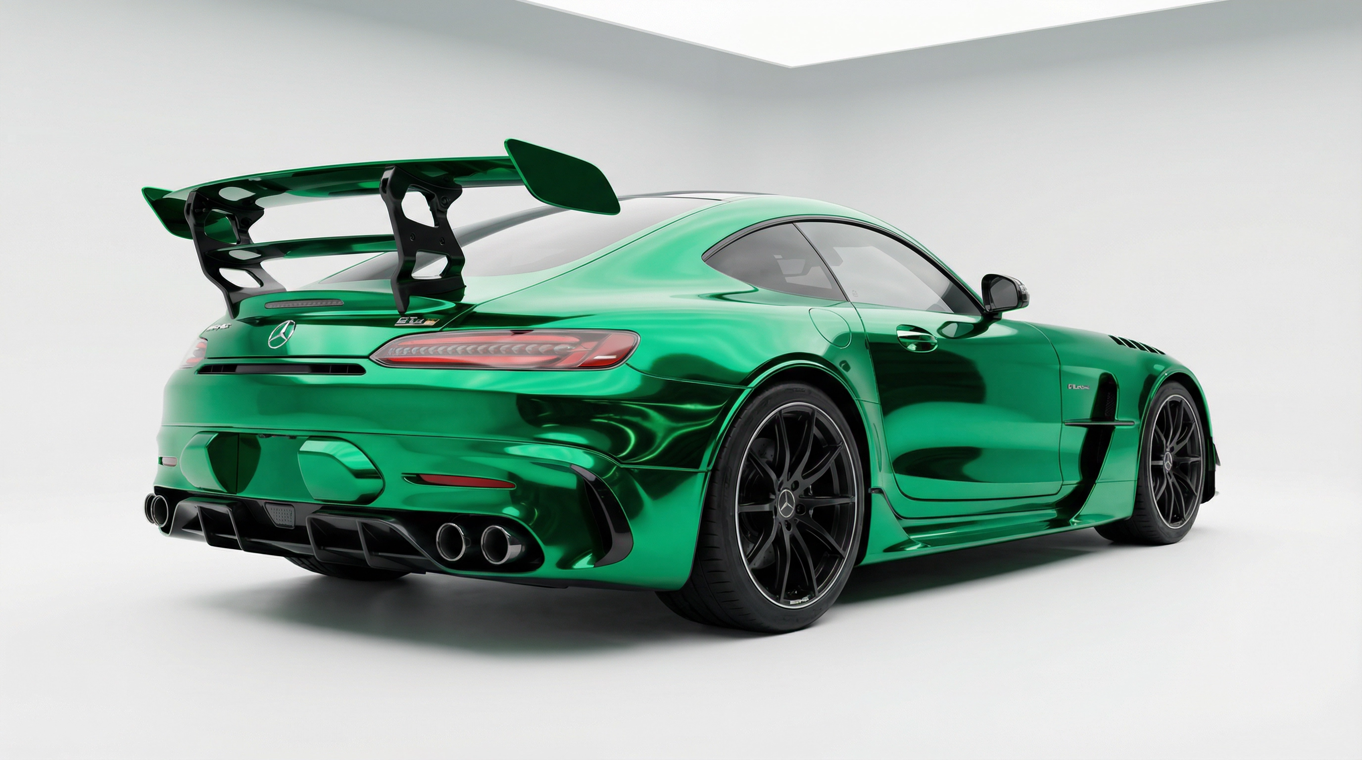 Chrome Metal Emerald Green