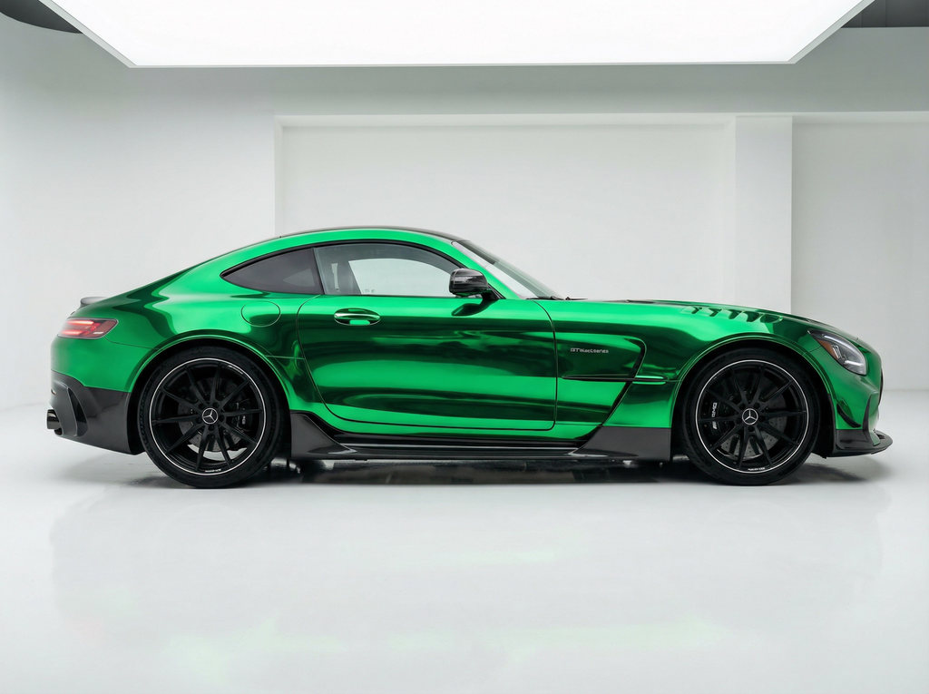 Chrome Metal Emerald Green
