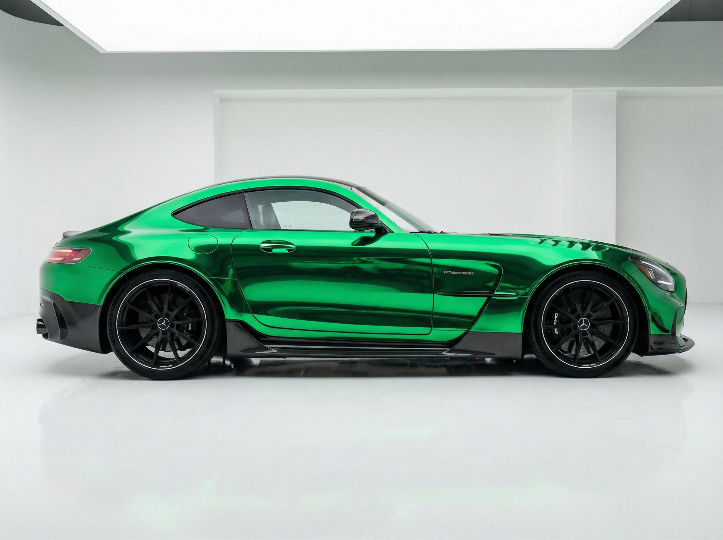 Chrome Metal Emerald Green