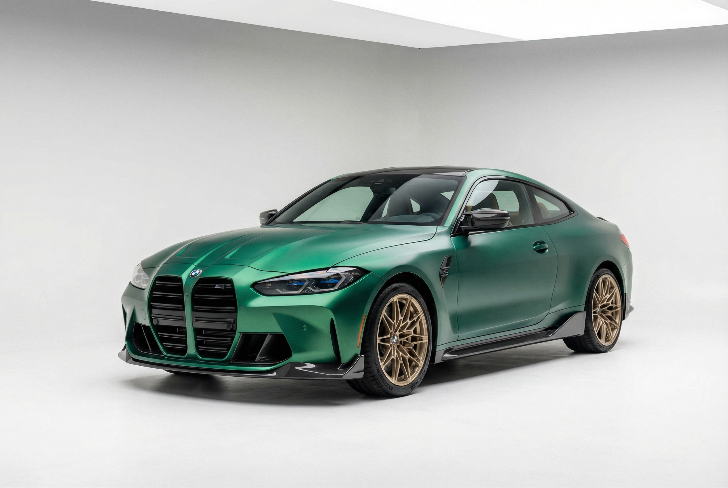 Matte Chrome Metal Emerald Green