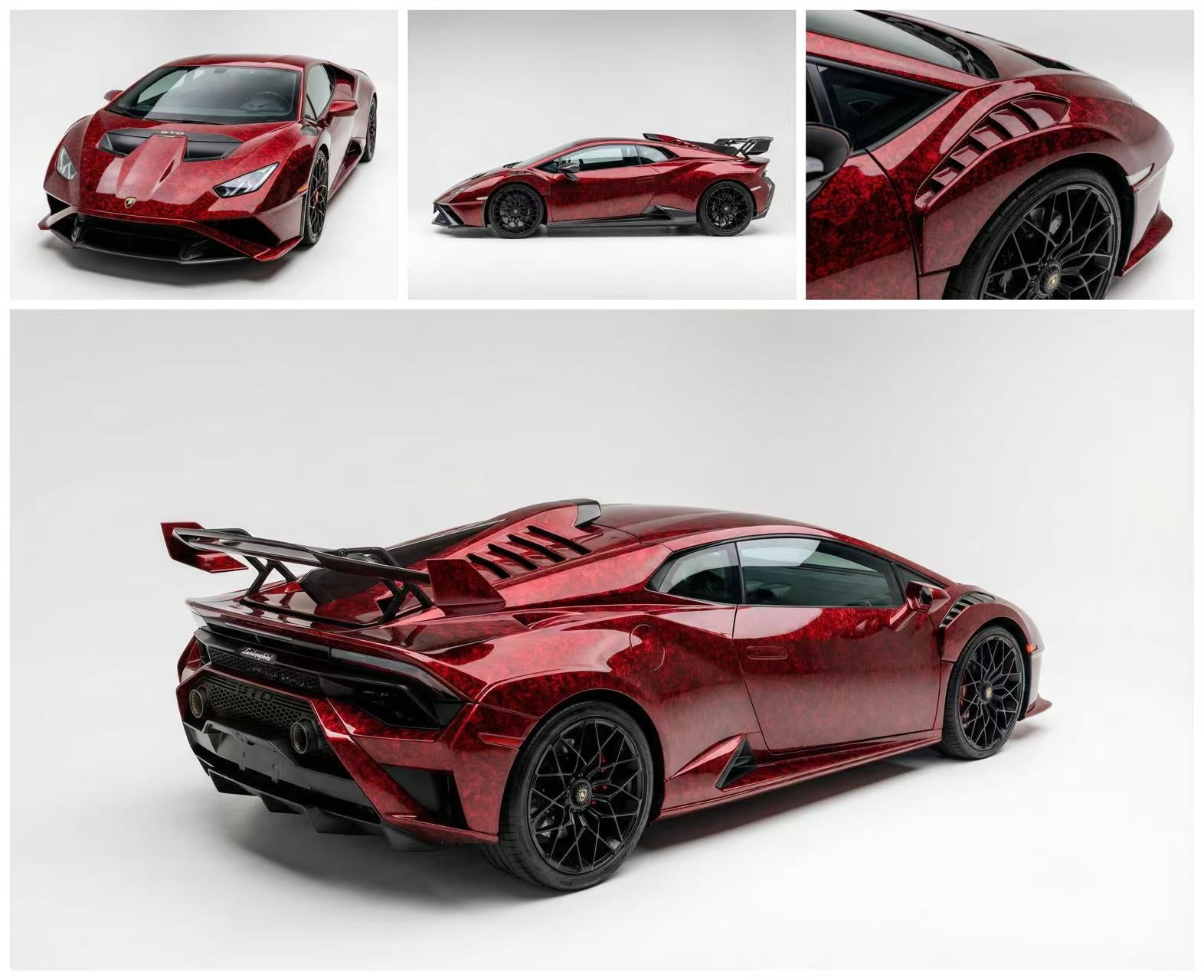 Forged Carbon Red