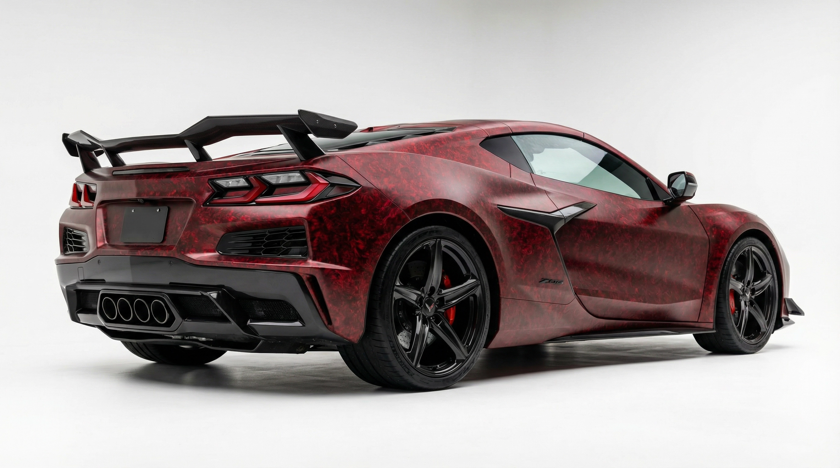 Carbon Fiber Frost Red