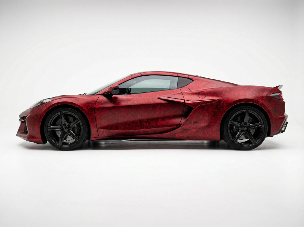 Carbon Fiber Frost Red