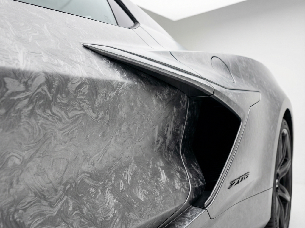 Carbon Fiber Frost Silver