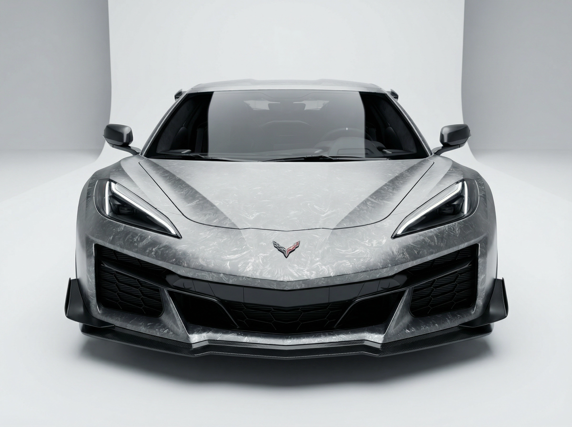 Carbon Fiber Frost Silver