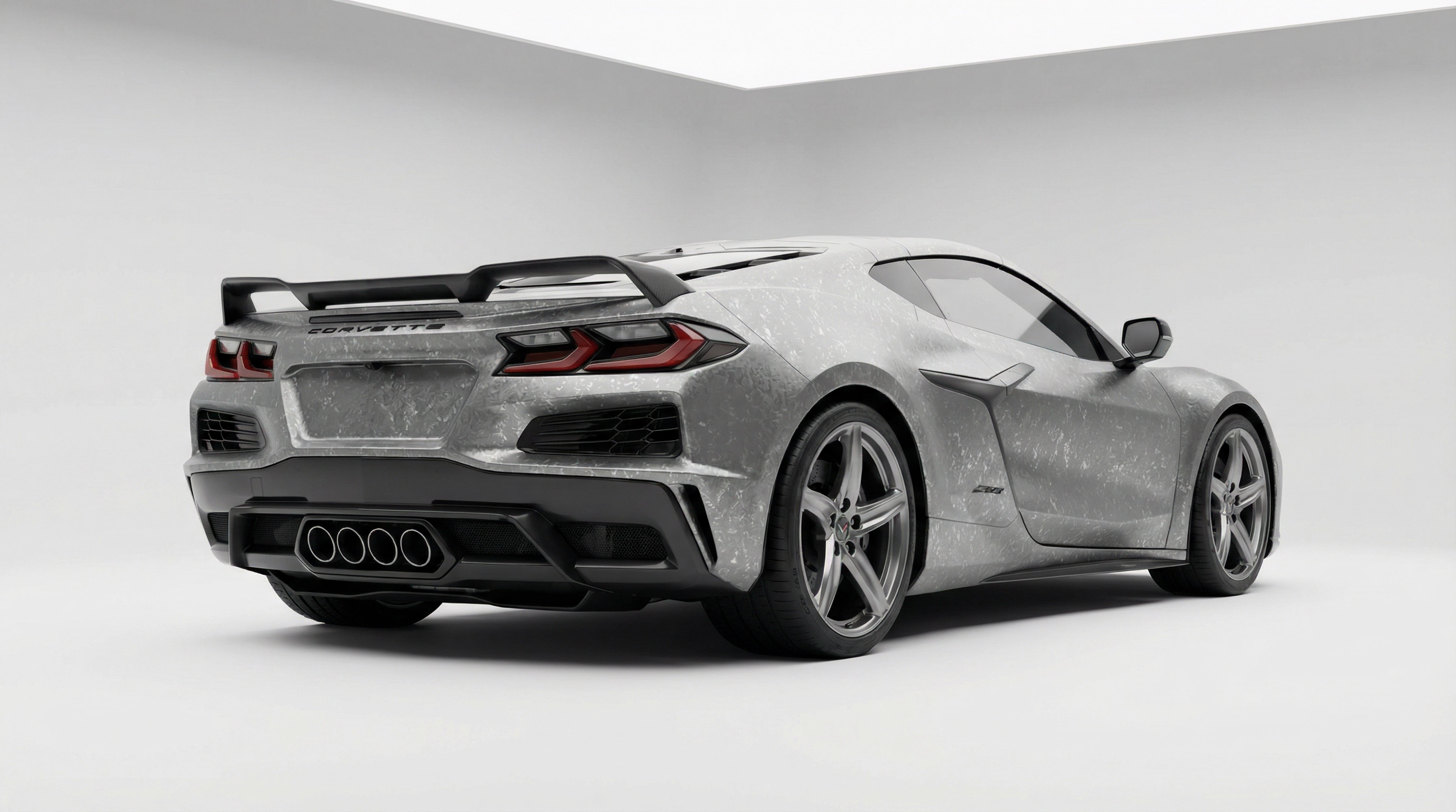 Carbon Fiber Frost Silver