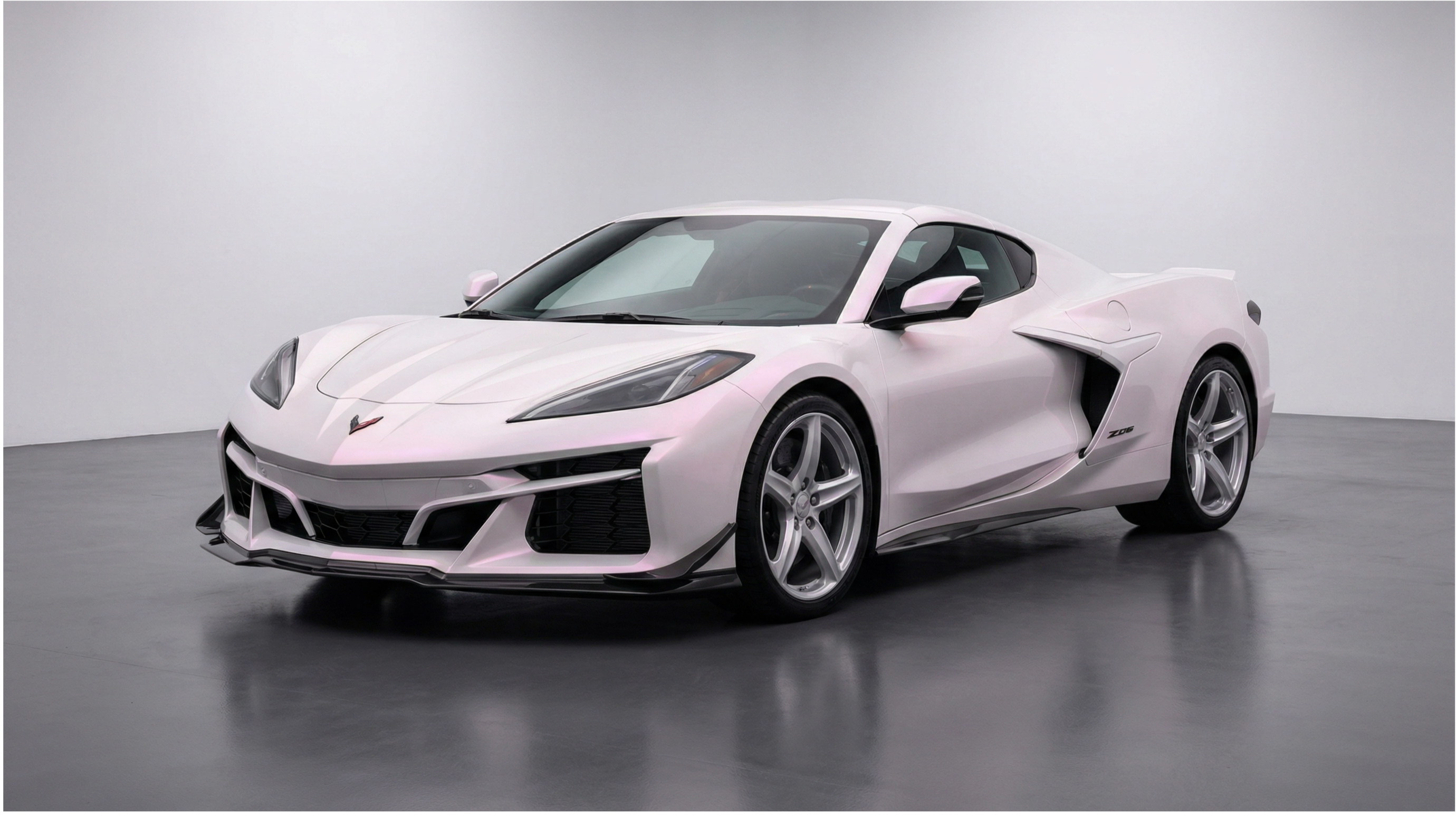 Diamond White to Pink