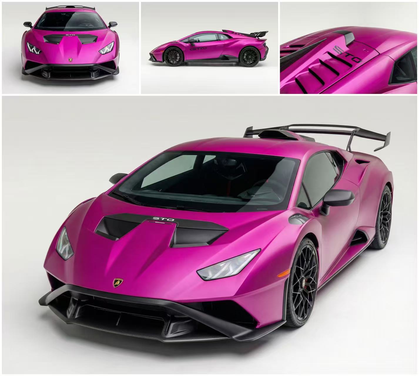 Matte Chrome Metal Magenta
