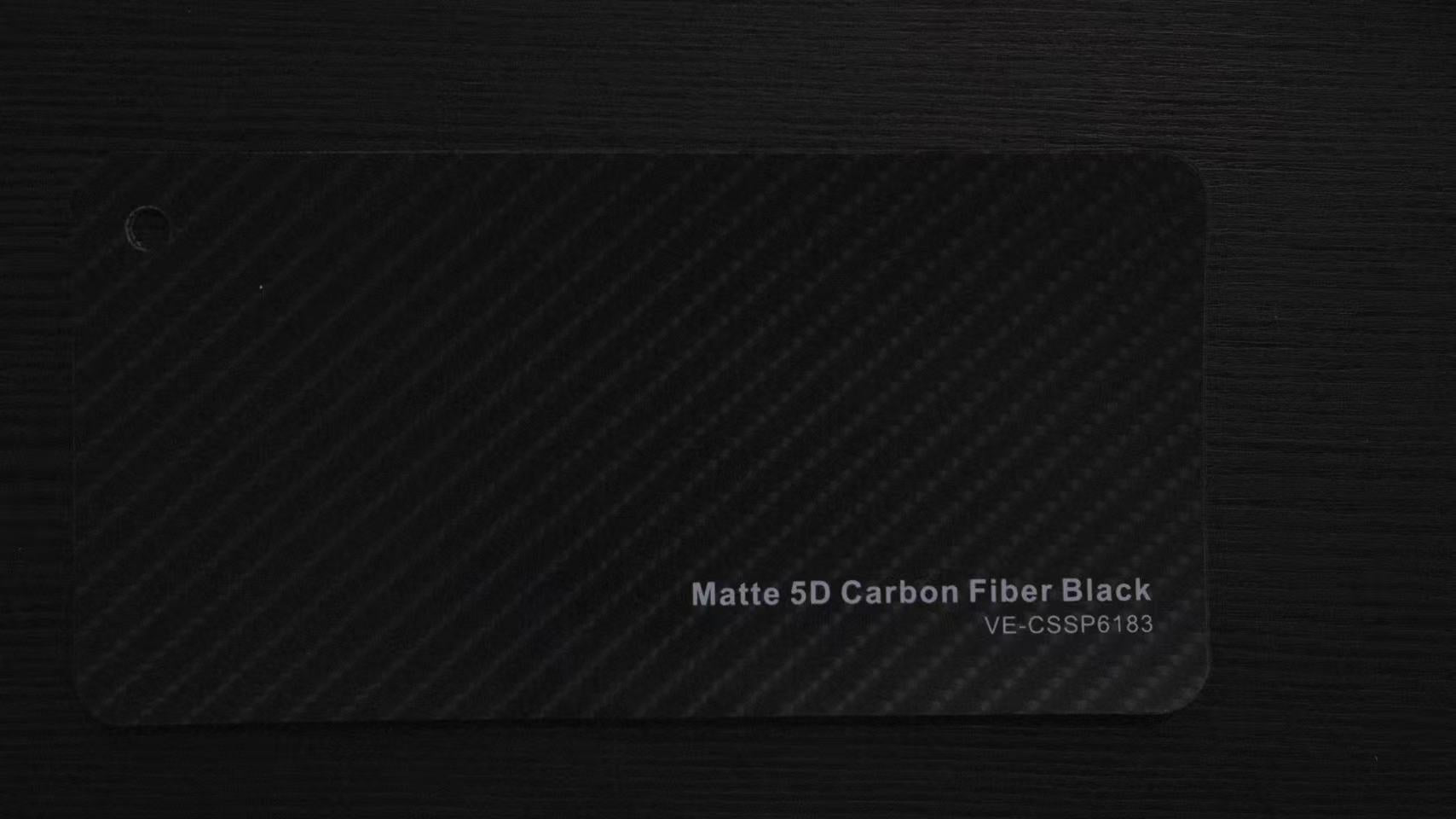 Matte 5D Carbon Fiber Black