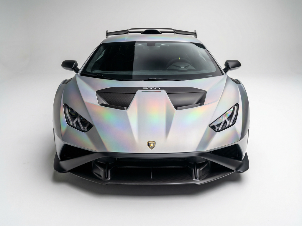 Matte Rainbow Lazer Silver