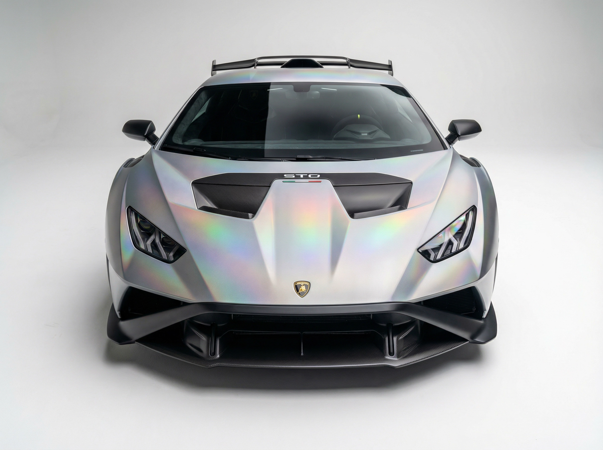 Matte Rainbow Lazer Silver