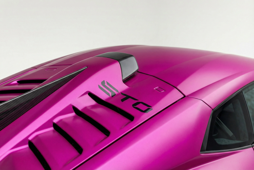 Matte Chrome Metal Magenta