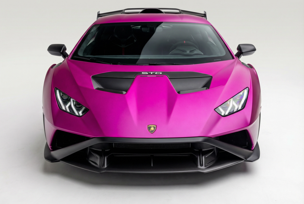 Matte Chrome Metal Magenta