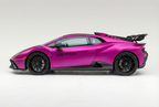 Matte Chrome Metal Magenta