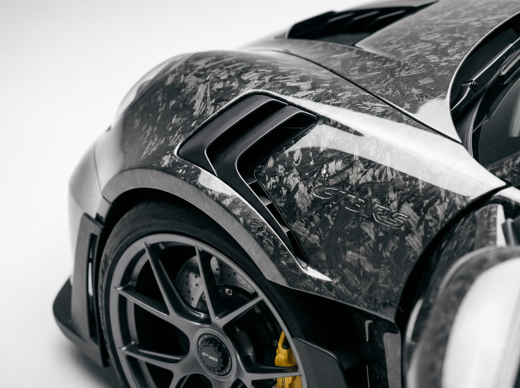 Forged Carbon Silver