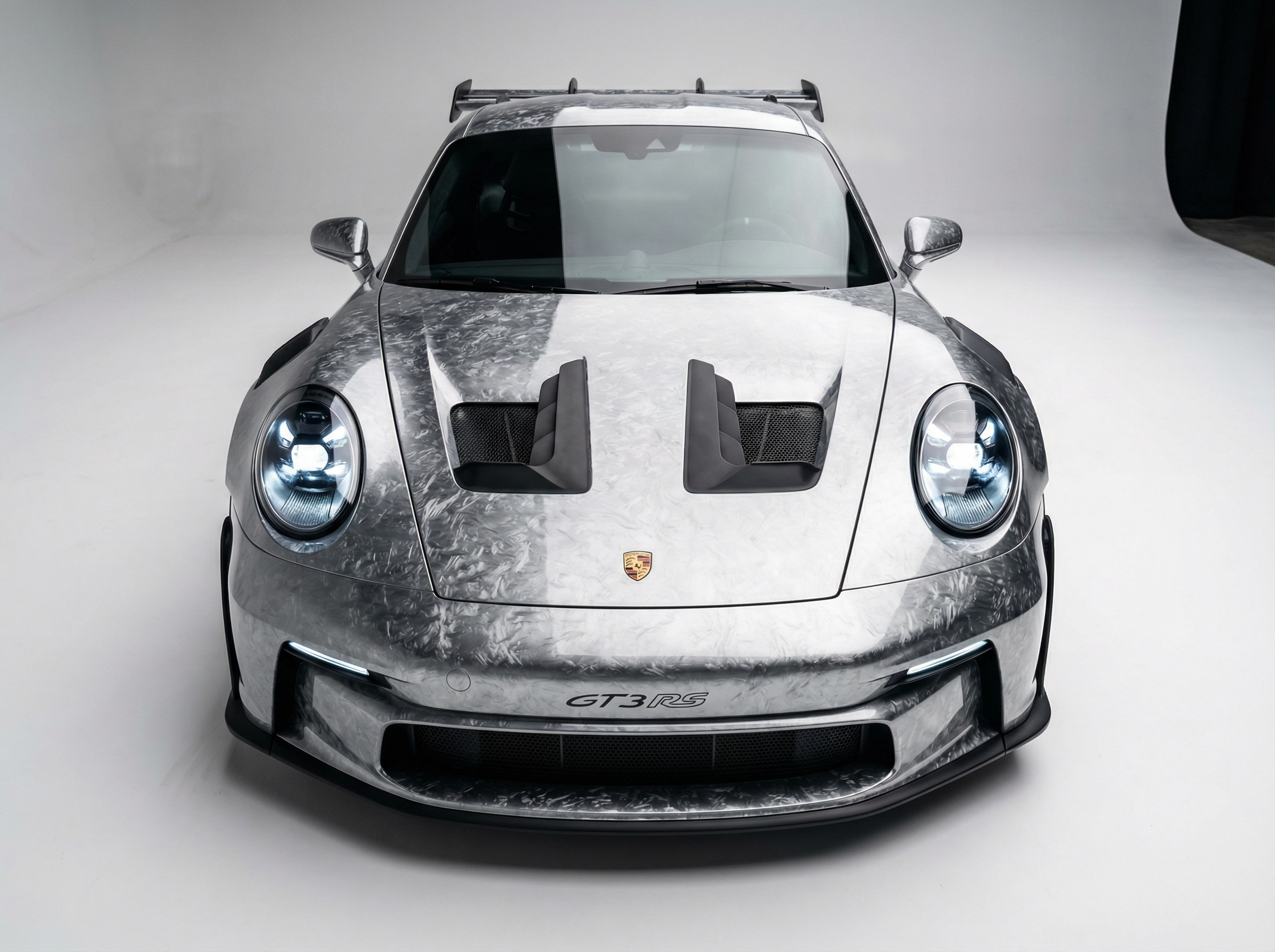 Forged Carbon Silver