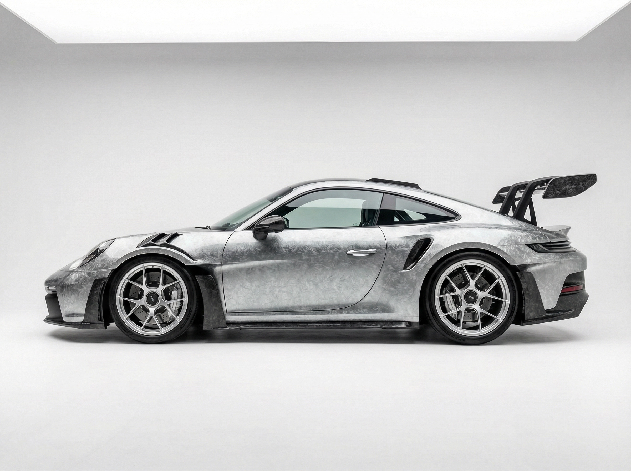 Forged Carbon Silver