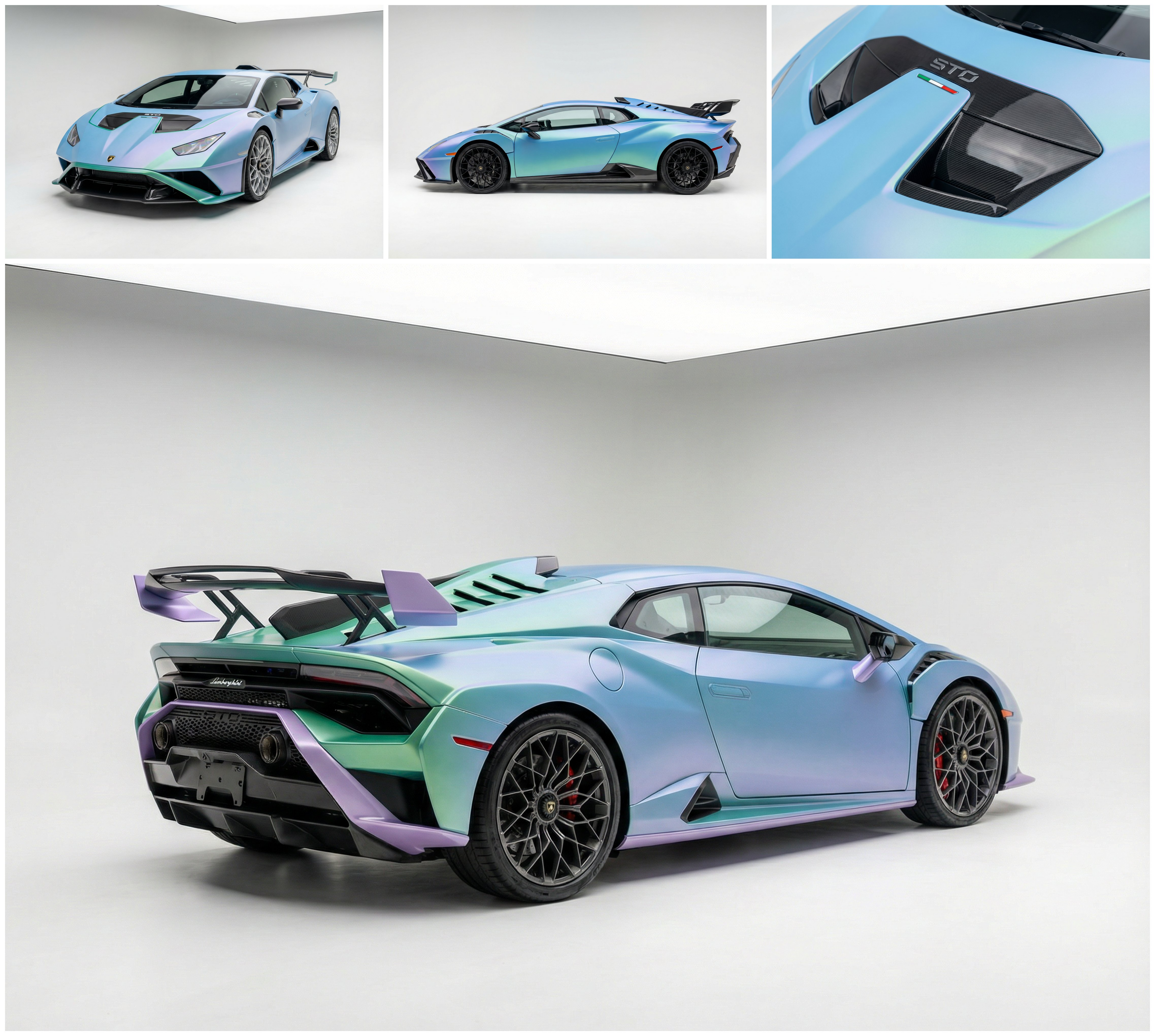 Rainbow Emerald Blue